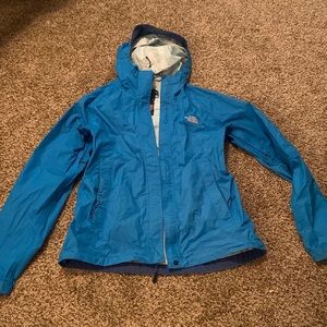 The North Face Blue (Banff Blue) Rain Jacket (unknown style)